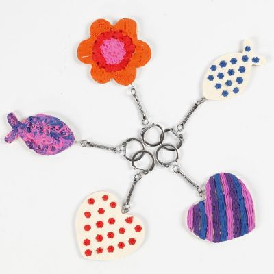 Schlüsselanhänger aus Holz