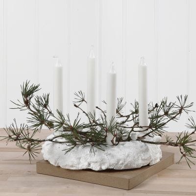 Adventskranz aus Foam Clay