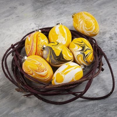 Terrakotta-Eier