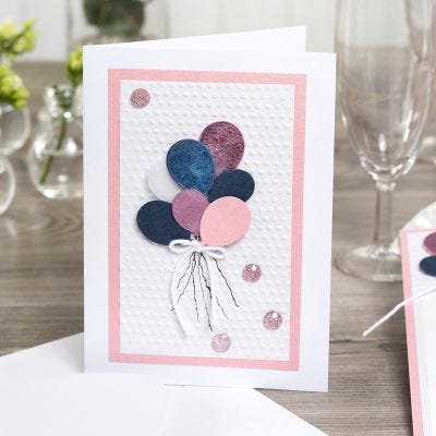 Einladung mit Ballons