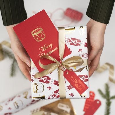 Weihnachtliche Geschenkanhänger