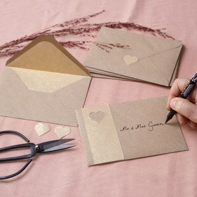 Umschläge aus Recyclingpapier