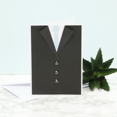Einladung zur Konfirmation - gestaltet mit Smoking