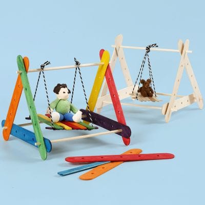 Schaukel mit Gestell
