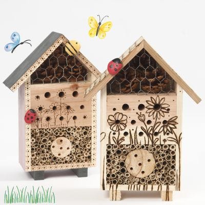 Insektenhotel und B&B für Käfer