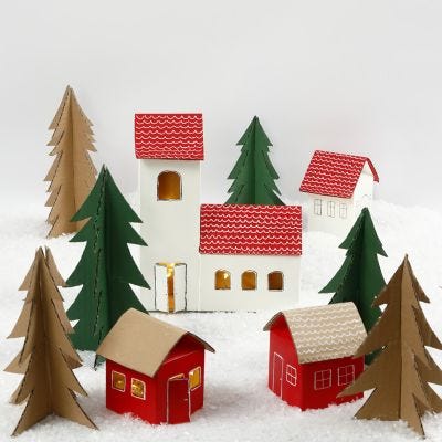 Weihnachtliches Dörfchen