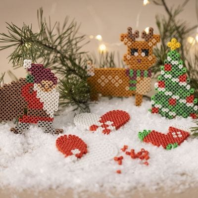 Weihnachtsfiguren aus BioBeads