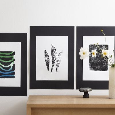 Lernen Sie, wie Sie Kunstdrucke mit einer Gel Druckplatte herstellen