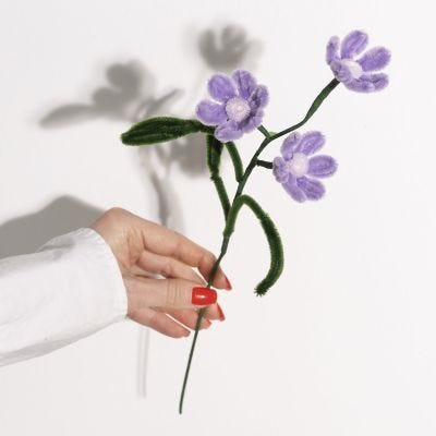 Margerite aus Pfeifenreinigern