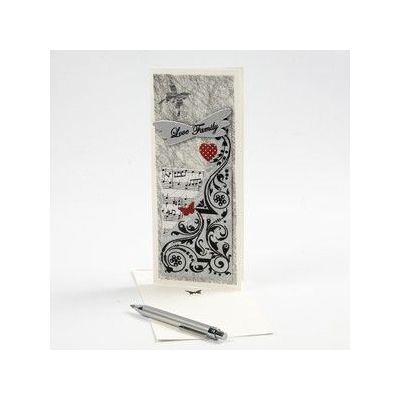 Eine Karte mit Tattoo-Motiven zum Aufrubbeln