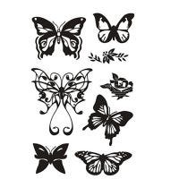 Silikonstempel, Schmetterlinge, 11x15,5 cm, 1 Bl.