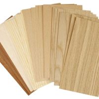 Bambus-Furnierplatten, 12x22 cm, Dicke 0,75 mm, 30 Bl. sort./ 1 Pck