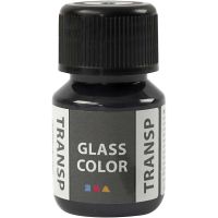Glass Color Transparent, Schwarz, 30 ml/ 1 Fl.