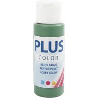 Plus Color Bastelfarbe, Frühjahrsgrün, 60 ml/ 1 Fl.