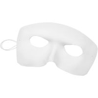 Maske, H: 12 cm, B: 17 cm, Weiß, 12 Stk/ 1 Pck