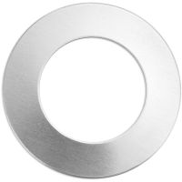 Metall-Ring, Ring, D 32 mm, Lochgröße 19,32 mm, Dicke 1,3 mm, Aluminium, 9 Stk/ 1 Pck