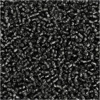 Rocaille Seed Beads, D 1,7 mm, Größe 15/0 , Lochgröße 0,5-0,8 mm, Graugrün, 500 g/ 1 Btl.