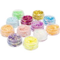 Glitter Clay, Sortierte Farben, 12x5 ml/ 1 Pck
