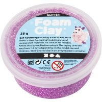 Foam Clay® , Glitter, Flieder, 35 g/ 1 Dose