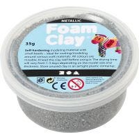 Foam Clay® , Metallic, Silber, 35 g/ 1 Dose