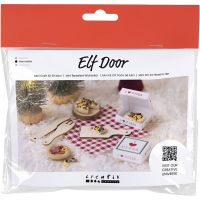 Mini Kreativ Set Wichteltür, Pizza, 1 Pck