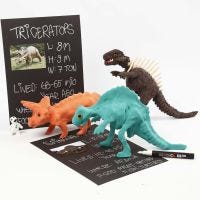 Dinosaurier-Skelett, ummantelt mit Silk Clay