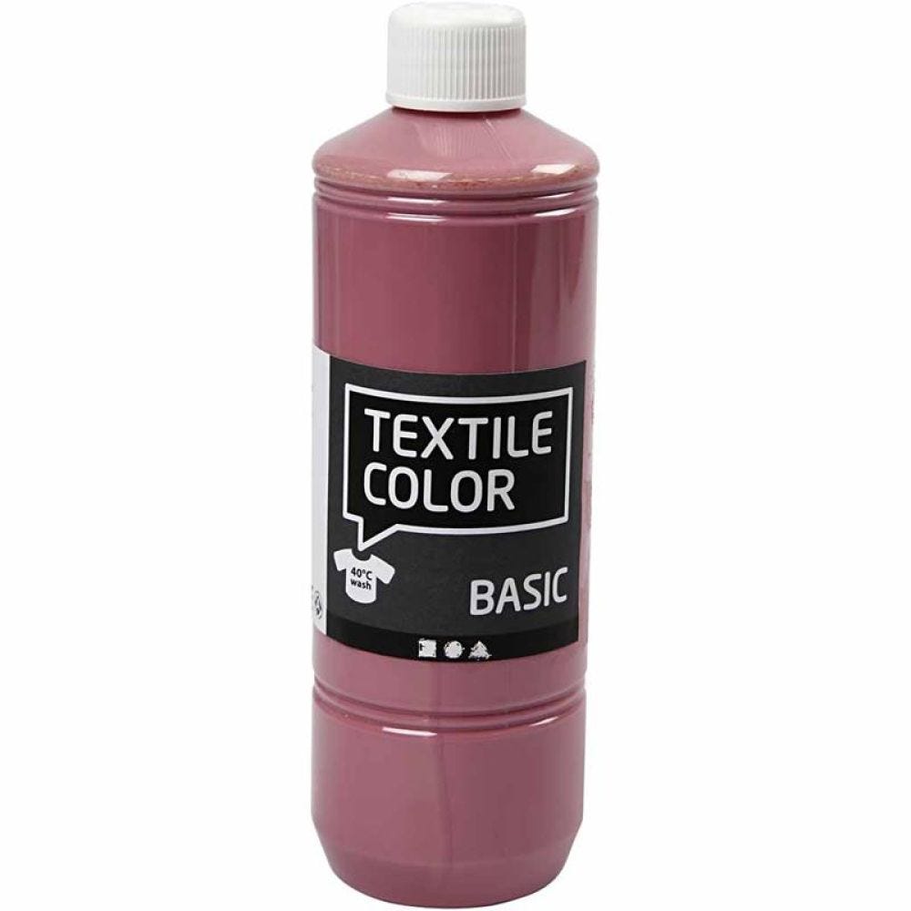 Textilfarbe, Dunkelrosa, 500 ml/ 1 Fl.