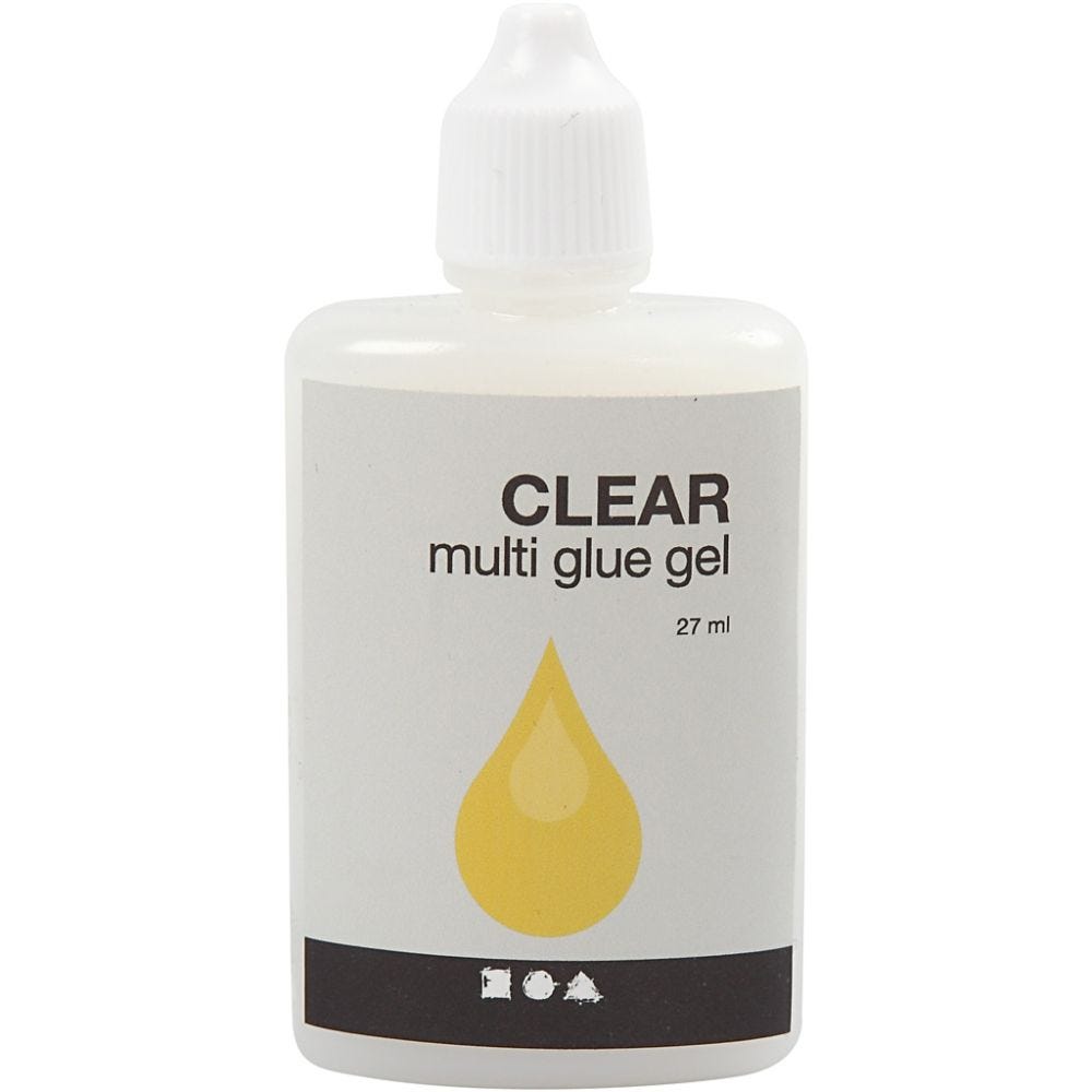 Clear Multi-Gelkleber, 27 ml/ 1 Fl.