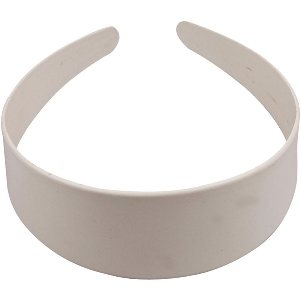 Haarreif, B 48 mm, Weiß, 1 Stk