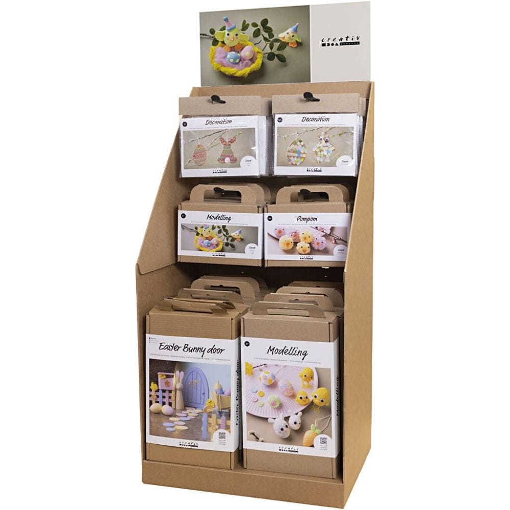 Großes Thekendisplay, Frühlingsgefühle, H 834 mm, T 322 mm, B 416 mm, 30 Teile/ 1 Pck