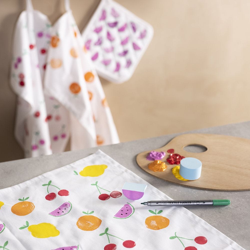 Geschirrtücher mit Früchte-Design