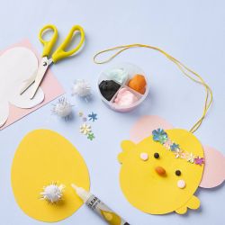 Mini Kreativ Set Papierdeko, Karton zum Verzieren, 1 Set