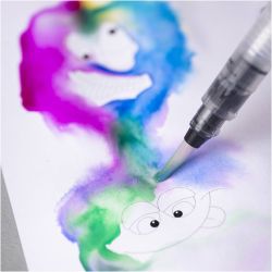 Wasserpinsel, Gr&ouml;&szlig;e S+M+L, 10 ml, 3 Stk/ 1 Pck