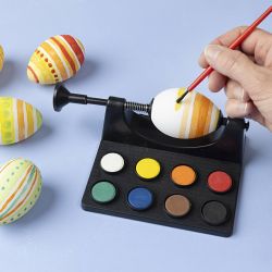 Eier-Malger&auml;t, L 16,5 cm, Schwarz, 1 Set