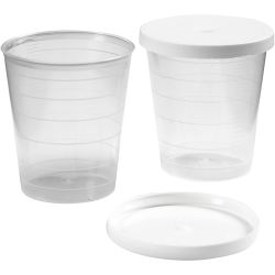 Mini-Becher mit Deckel