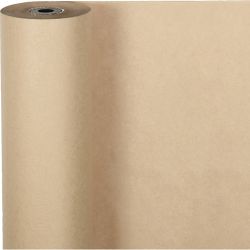 Geschenkpapier , B 50 cm, 70 g, Natur, 100 m/ 1 Rolle