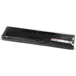 Krepppapier, Blatt 50x250 cm, 22 g, Schwarz, 10 Lage/ 1 Pck