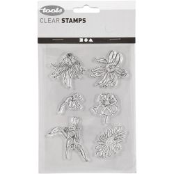 Silikonstempel, Sommer, Blatt 11x15,5 cm, 1 Bl.