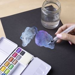 Art Aquarellfarben, Metallic-Farben, 12 Farbe/ 1 Pck