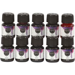 Flüssige Aquarellfarbe
