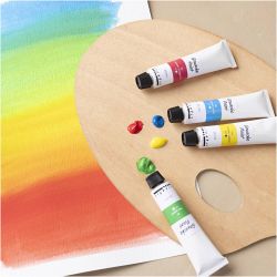 Gouachefarbe, Standard-Farben, 6x20 ml/ 1 Pck
