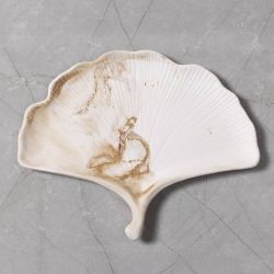 Silikonform, Gingko-Blatt, H 1,5 cm, L 18,5 cm, B 14,8 cm, 1 Stk