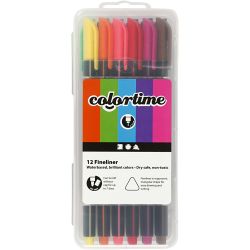 Colortime Fineliner Filzstifte