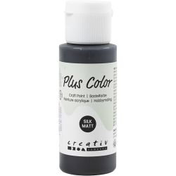 Plus Color Bastelfarbe, Schwarz, 60 ml/ 1 Fl.