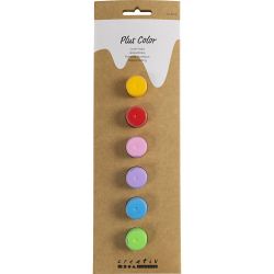 Hobbyfarbe Plus Color, Sort. Farben, 6x5 ml/ 1 Pck