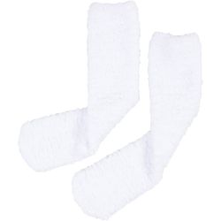 Kuschelsocken, Gr&ouml;&szlig;e One-size, Wei&szlig;, 1 Paar