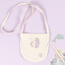 Schultertasche, Gr&ouml;&szlig;e 15x14 cm, 110 g, Hellnatur, 1 Stk