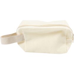 Kosmetiktasche, H 10 cm, T 5 cm, B 14 cm, Hellnatur, 1 Stk