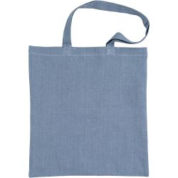 Stofftasche, Gr&ouml;&szlig;e 38x42 cm, 185 g, Taubenblau, 1 Pck