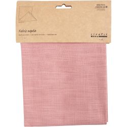 Stoffservietten, Gr&ouml;&szlig;e 42x42 cm, 185 g, Rosa, 2 Stk/ 1 Pck